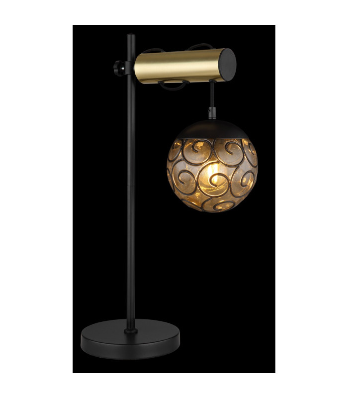 Fitz Table Lamp Matt Black 1x E27-5