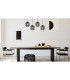 Augustin Bar Pendant Ceiling Light Matt Black 4x E27-7
