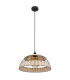 Strahler Wire Frame Pendant Ceiling Light Black 1x E27-2