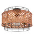 Gina Cylindrical Ceiling Light Black 1x E27-2