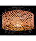 Gina Cylindrical Ceiling Light Black 1x E27-4
