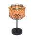 Gina Bedside Table Lamp Black 1x E27-1