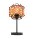 Gina Bedside Table Lamp Black 1x E27-3