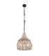 Halia 30cm Wire Frame Pendant Ceiling Light Matt Black 1x E27-2