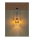 Halia 30cm Wire Frame Pendant Ceiling Light Matt Black 1x E27-5