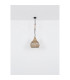 Halia 30cm Wire Frame Pendant Ceiling Light Matt Black 1x E27-7
