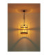 Halia 35cm Wire Frame Pendant Ceiling Light Matt Black 1x E27-5