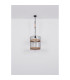 Halia 35cm Wire Frame Pendant Ceiling Light Matt Black 1x E27-7