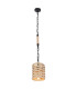 Halia Pendant Ceiling Light Matt Black 1x E27-1