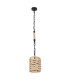 Halia Pendant Ceiling Light Matt Black 1x E27-2