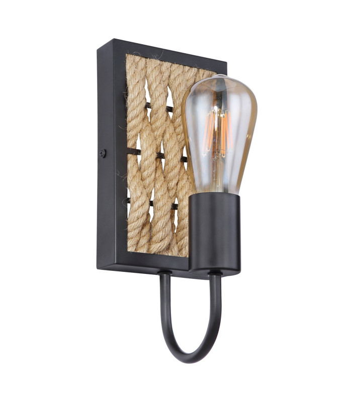 Halia Wall Lamp Matt Black 1x E27-2