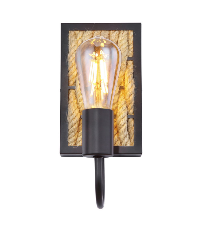Halia Wall Lamp Matt Black 1x E27-3