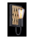 Halia Wall Lamp Matt Black 1x E27-5