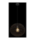 Senni 39cm Wire Frame Pendant Ceiling Light Matt Black 1x E27-4