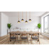 Diana Bar Pendant Ceiling Light Matt Black 4x E27-7