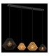 Houdini Bar Pendant Ceiling Light Matt Black 4x E27-5