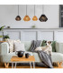 Houdini Bar Pendant Ceiling Light Matt Black 4x E27-7
