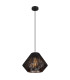Houdini Dome Pendant Ceiling Light Matt Black 1x E27-1