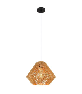 Houdini Dome Pendant Ceiling Light Matt Brown 1x E27-1
