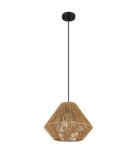 Houdini Dome Pendant Ceiling Light Matt Brown 1x E27-2