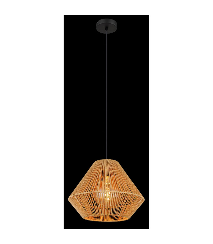 Houdini Dome Pendant Ceiling Light Matt Brown 1x E27-4