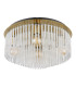 Gorley Ceiling Light Gold Colours Matt Opal Glass Shade 5x E27-2