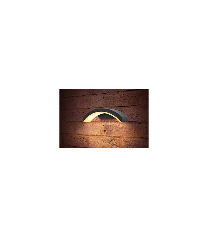 Outdoor LED Curve Wall Light 7.5W 3000K 360lm IP54 - 1