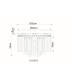 Gorley Ceiling Light Matt Black Green Glass Shade 5x E14-8