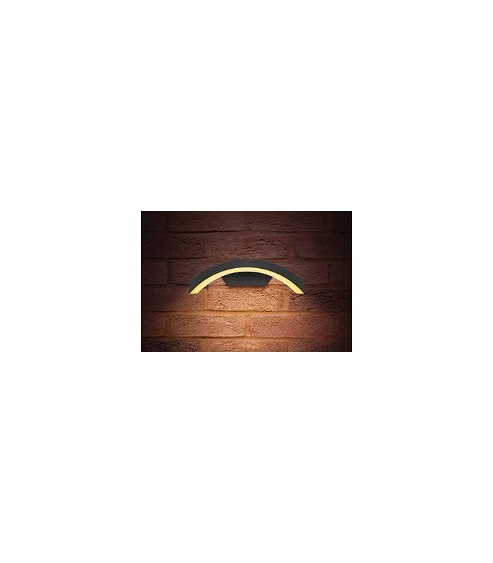 Outdoor LED Curve Wall Light 7.5W 3000K 360lm IP54 - 2