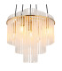 Gorley Pendant Ceiling Light Gold Colours Matt Opal Glass Shade 5x E14-3