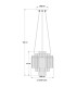Gorley Pendant Ceiling Light Gold Colours Matt Opal Glass Shade 5x E14-6