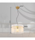 Gorley Pendant Ceiling Light Gold Colours Matt Opal Glass Shade 1x E27-6