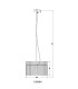 Gorley Pendant Ceiling Light Matt Black Smoke Glass Shade 1x E27-6