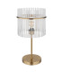 Gorley Glass Table Lamp Gold Colours Matt Opal Glass Shade 1x E27-2