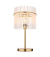 Gorley Glass Table Lamp Gold Colours Matt Opal Glass Shade 1x E27-3