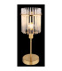 Gorley Glass Table Lamp Gold Colours Matt Opal Glass Shade 1x E14-4