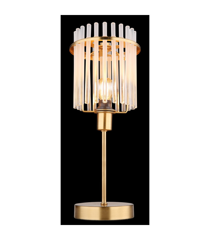 Gorley Glass Table Lamp Gold Colours Matt Opal Glass Shade 1x E14-5