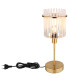 Gorley Glass Table Lamp Gold Colours Matt Opal Glass Shade 1x E14-6