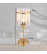 Gorley Glass Table Lamp Gold Colours Matt Opal Glass Shade 1x E14-8