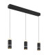 Alvarado Bar Pendant Ceiling Light Matt Black LED 3000K-1