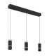 Alvarado Bar Pendant Ceiling Light Matt Black LED 3000K-2