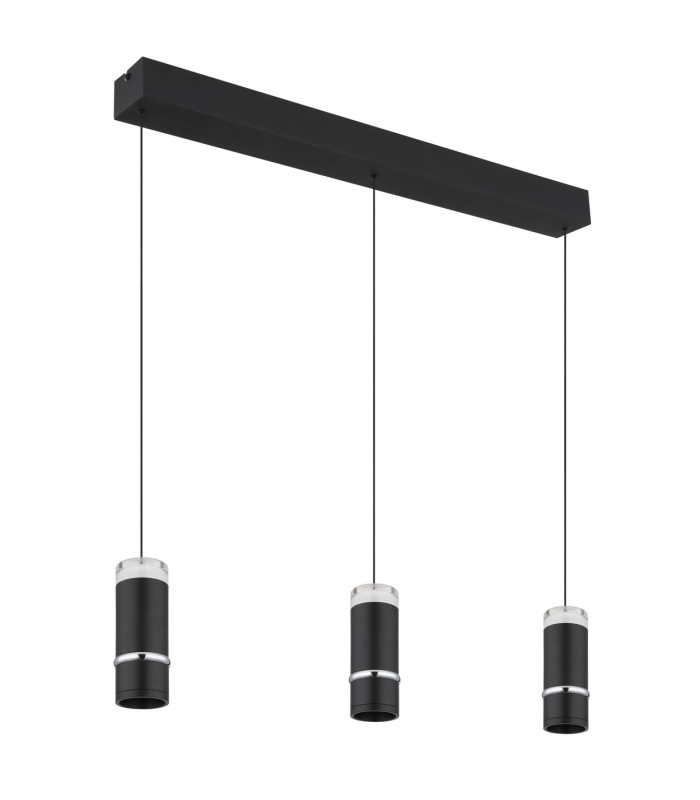 Alvarado Bar Pendant Ceiling Light Matt Black LED 3000K-2