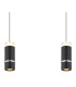 Alvarado Bar Pendant Ceiling Light Matt Black LED 3000K-4