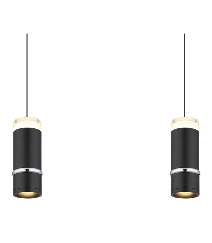 Alvarado Bar Pendant Ceiling Light Matt Black LED 3000K-4