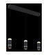 Alvarado Bar Pendant Ceiling Light Matt Black LED 3000K-5