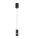 Alvarado Slim Pendant Ceiling Light Matt Black LED 3000K-2
