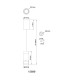 Alvarado Slim Pendant Ceiling Light Matt Black LED 3000K-11