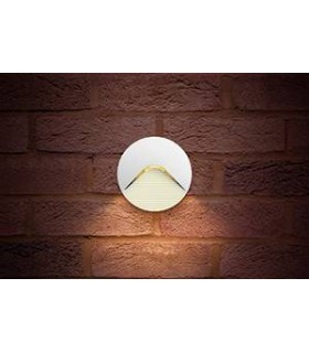 Outdoor LED Step Wall Light 2.2W 3000K 100lm IP65 - White - 1