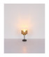 Olga Cylindrical Table Lamp Matt Black Satined Glass Shade 1x E27-6