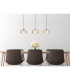 Avila Bar Pendant Ceiling Light Gunmetal Smoke Glass Shade 3x LED Dimmable 2700-6500K Remote Control-7